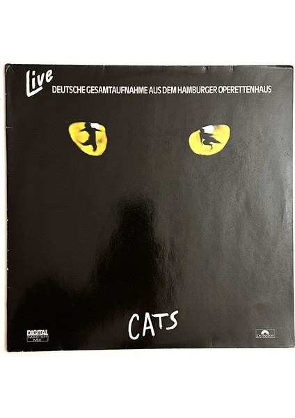 Andrew Lloyd Webber – Cats Müzikali Dönem Baskı Plak