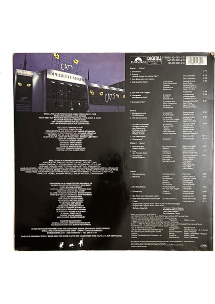 Andrew Lloyd Webber – Cats Müzikali Dönem Baskı Plak fiyatları