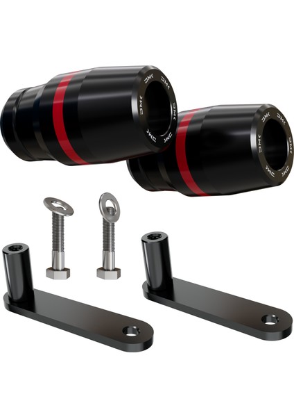 Dmk - Honda Cbr 125R Uyumlu Grenaj Koruma Takozu (Kırmızı)