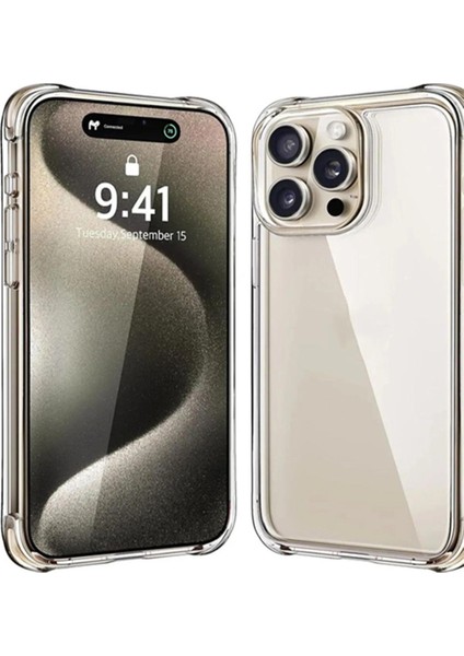 Sunix Iphone 15 Promax Uyumlu Tıpalı Şeffaf Silikon Kılıf A+++ Kalite fiyatları