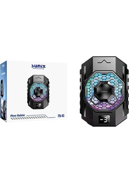 Fn-40 Profesyonel Telefon Soğutucu - Renkli LED Işıklı, Hızlı Soğutma fiyatları