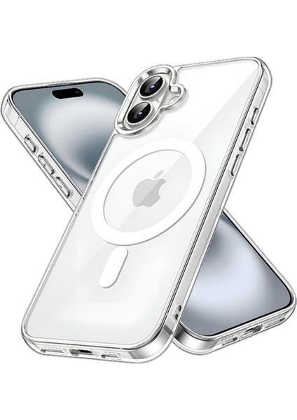 Sunix Iphone 16 Uyumlu Tıpalı Şeffaf Silikon Kılıf A+++ Kalite