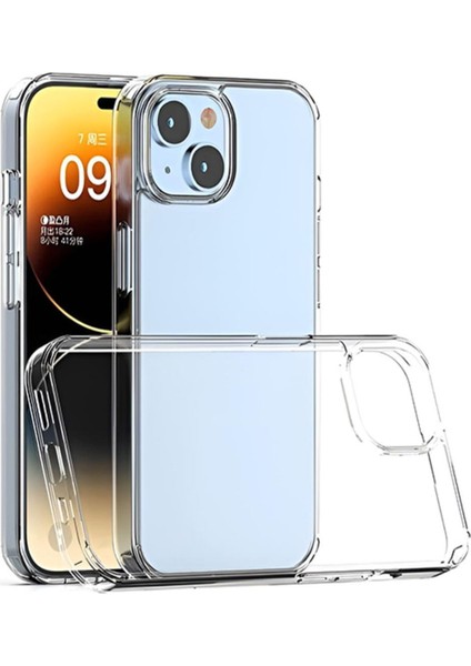 Sunix Iphone 15 Plus Uyumlu Tıpalı Şeffaf Silikon Kılıf A+++ Kalite