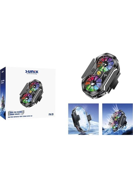 Fn-20 Çift Fanlı Rgb Telefon Soğutucu - Yüksek Performans, Sessiz Çalışma modelleri