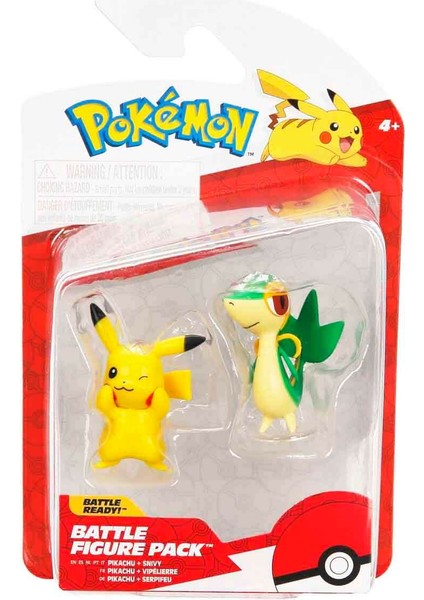 Pokemon Battle Figür 2'li Set POK/PKW3355 - Pikachu ve Snivy PKW4066 fiyatları