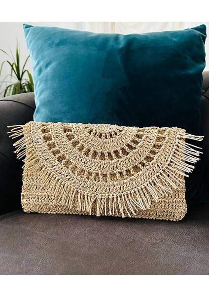 El Örgüsü Hasır Çanta