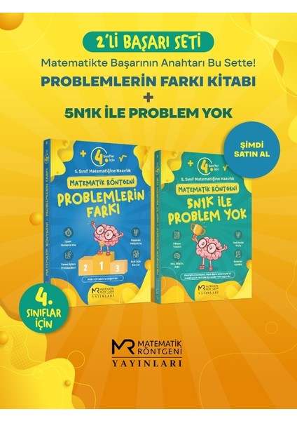 4. Sınıf Matematik Röntgeni Problem Seti (2’li Set)