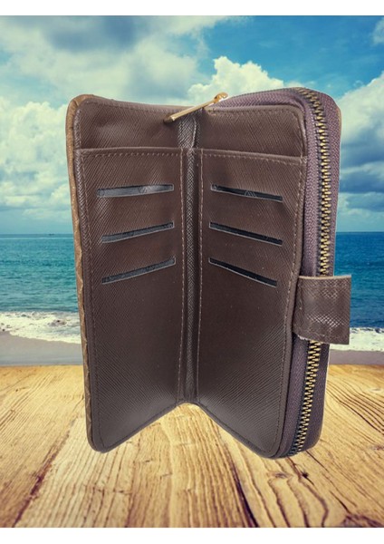 Çıtçıtlı Ön Cepli Bozuk ve Kağıt Para Bölmeli Kartlıklı Şık Cüzdan fiyatları