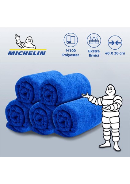 MC35035 40X30CM Süper Emici Mikrofiber Havlu, 5 Adet fiyatları
