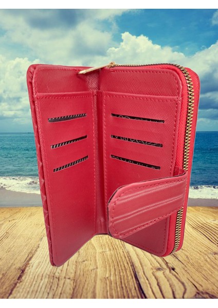 Çıtçıtlı Ön Cepli Bozuk ve Kağıt Para Bölmeli Kartlıklı Şık Cüzdan fiyatları