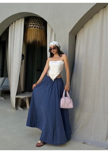 Indigo Baie Modal Kraşlı Etek 29290 fiyatları