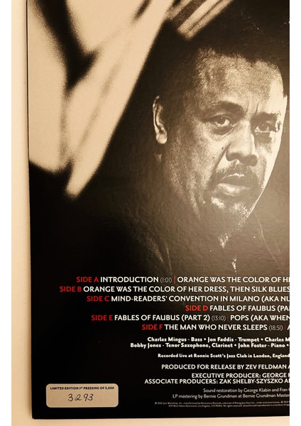 Charles Mingus - The Lost Album From Ronnie Scott's - Plak (Ultra Nadir Baskı) indirimleri