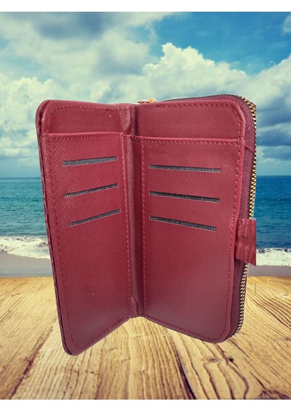 Çıtçıtlı Ön Cepli Bozuk ve Kağıt Para Bölmeli Kartlıklı Şık Cüzdan fiyatları