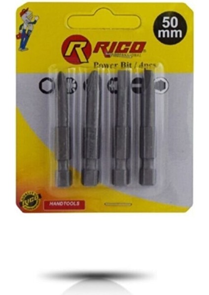 005-KK1145 50 mm 4 Parça Allen Bits Uç Seti