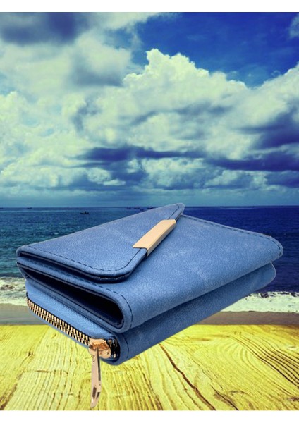 Bozuk ve Kağıt Para Bölmeli Fermuarlı Kadın Cüzdan fiyatları