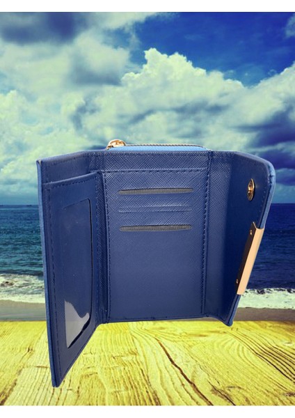 Bozuk ve Kağıt Para Bölmeli Fermuarlı Kadın Cüzdan modelleri