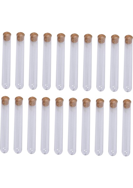 20 Test Tüpleri Kapaklı Temizle Kurutulmuş Çiçekler Için Hediyesi 16MMX100MM (Yurt Dışından) fiyatları