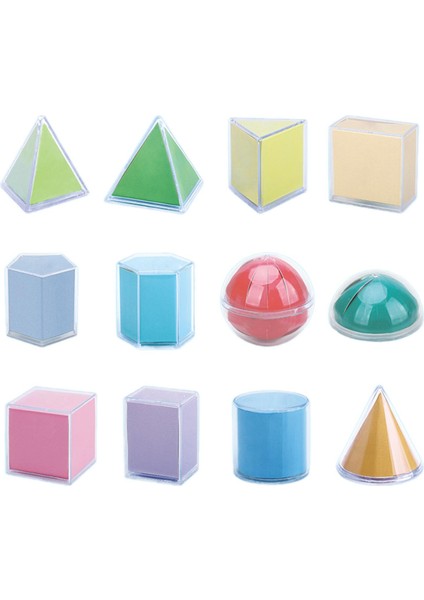 12 Şekiller Blokları Eğitici Oyuncak 3D (Yurt Dışından) fiyatları