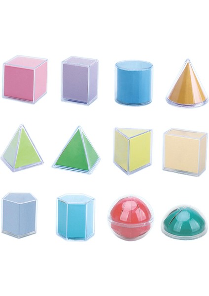 12 Şekiller Blokları Eğitici Oyuncak 3D (Yurt Dışından) modelleri