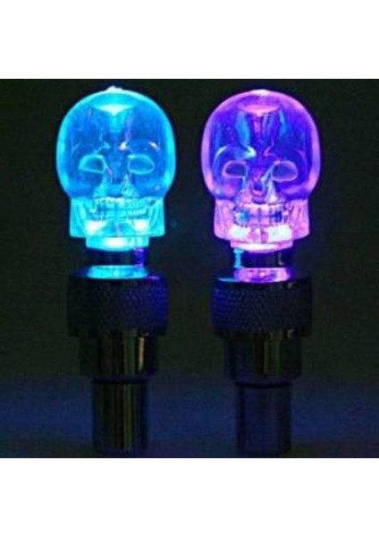 Kurukafa Şeklinde Işıklı Sibop Kapağı (2 Adet) modelleri