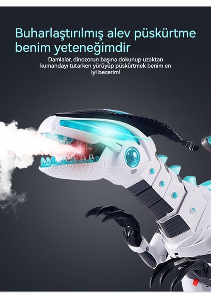 Mekanik Spitfire Sprey Uzaktan Kumanda Dinozor Oyuncak (Yurt Dışından) modelleri