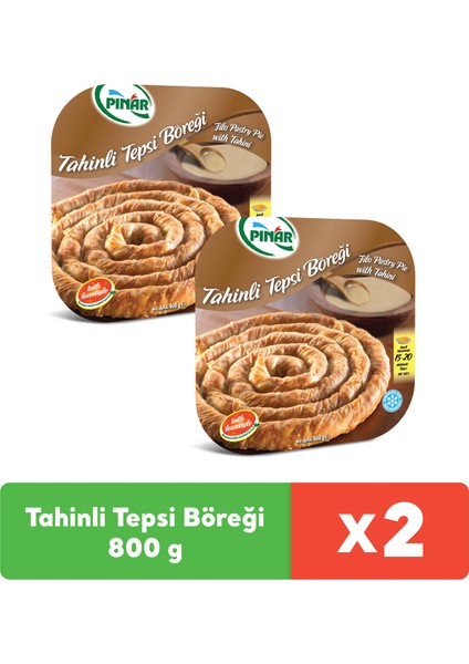 Tahinli Tepsi Böreği 800 gr x 2 Adet