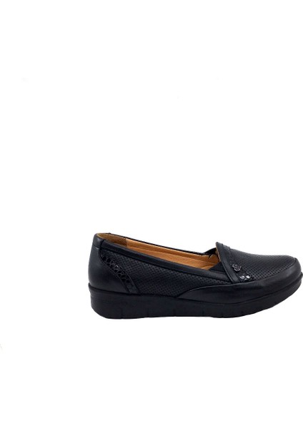 42447-1 Kadın Günlük Hakiki Deri Ortopedik Ayakkabı