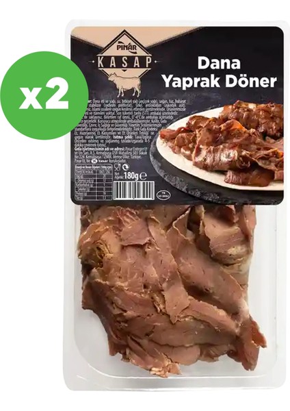 Dana Döner Paketi 180 gr x 2