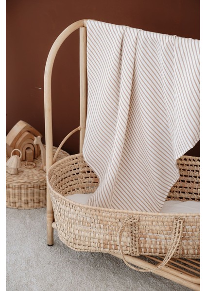 Müslin Örtü | Line Series - Beige modelleri