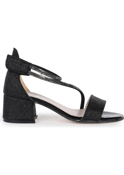 Simli Kız Çocuk 4 cm Topuklu Sandalet Abiye Ayakkabı fiyatları