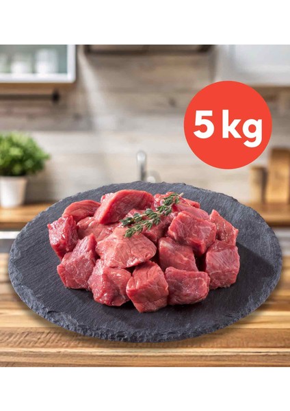 Kasap Dana Kuşbaşı 5 kg %100 Yerli Besi Yağsız