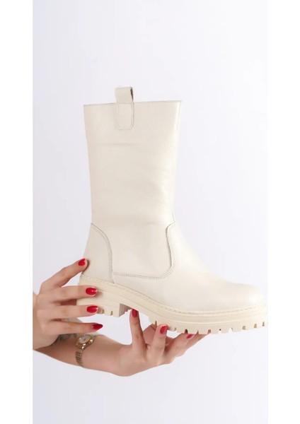 Hakiki Deri Kadın Deri Bot TRC102-0888 fiyatları