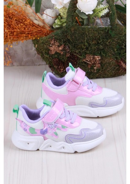 Zeta Pudra Işıklı Kız Çocuk Spor Ayakkabı fiyatları