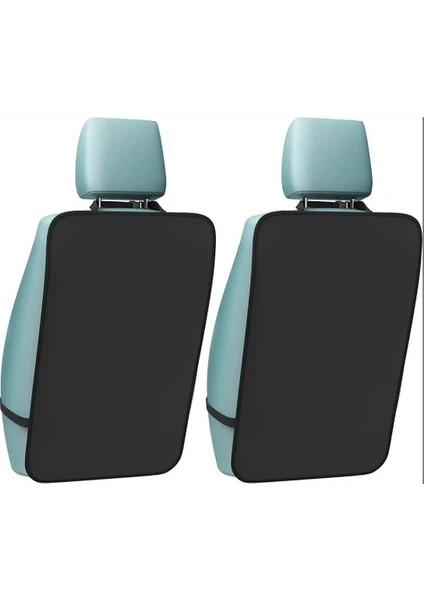 Araba Araç Oto 2 Adet Koltuk Arkası Koruyucu Kılıf Örtü Koltuk Arkası Koruma Siyah fiyatları