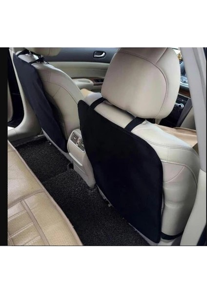 Araba Araç Oto 2 Adet Koltuk Arkası Koruyucu Kılıf Örtü Koltuk Arkası Koruma Siyah indirimleri