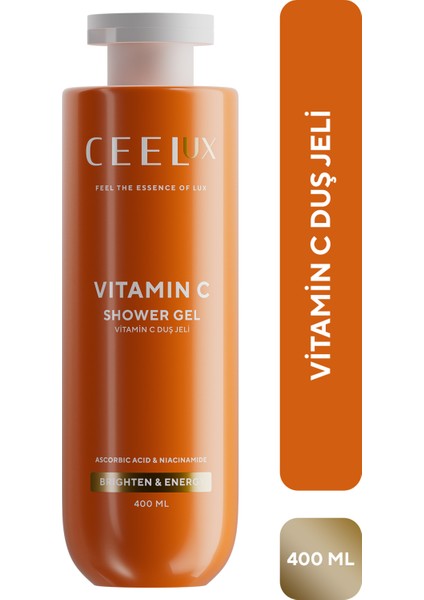 Ton Eşitleme Etkili Duş Bakım Jeli Niacinamide ve C Vitamin 400 ml