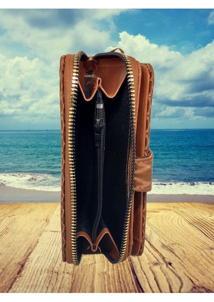 Çıtçıtlı Ön Cepli Bozuk ve Kağıt Para Bölmeli Kartlıklı Şık Cüzdan modelleri