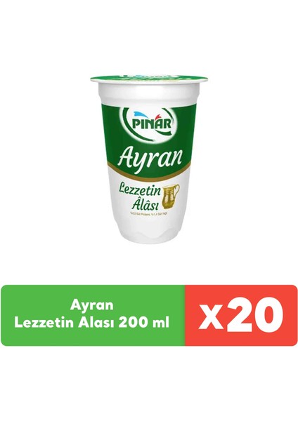 Ayran Lezzetin Alası 200 ml x 20 Adet