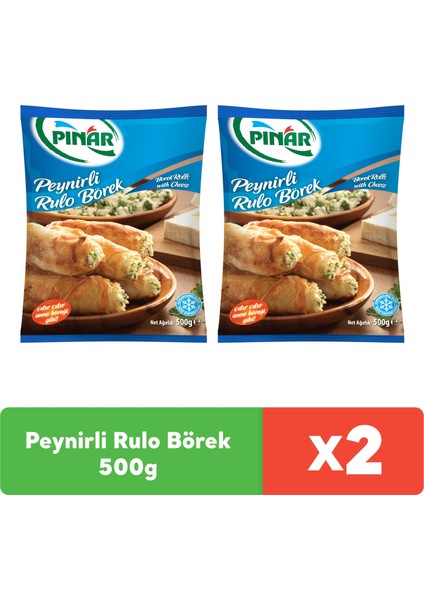 Rulo Börek Peynirli 500 G x 2 Adet