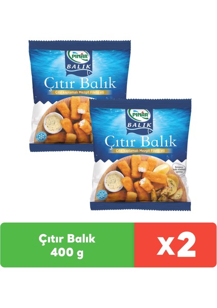 Çıtır Balık 400 gr x 2 Adet