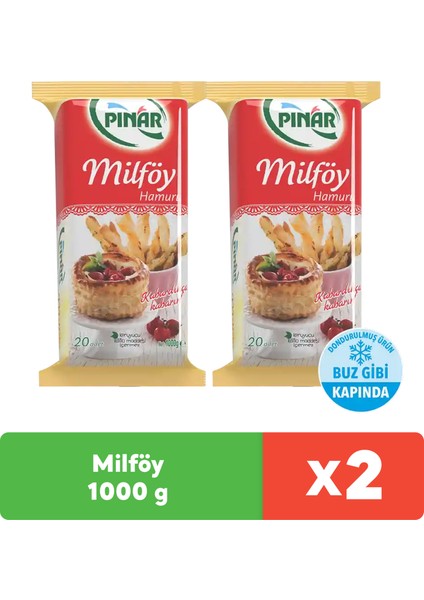 Milföy 1000 gr x 2 Adet