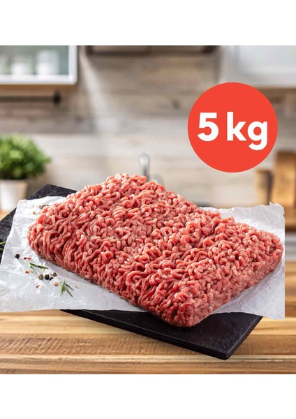 Kasap Dana Köftelik Kıyma 5 kg %100 Yerli Besi