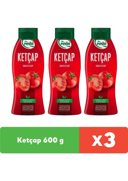 Ketçap 600 G x 3 Adet
