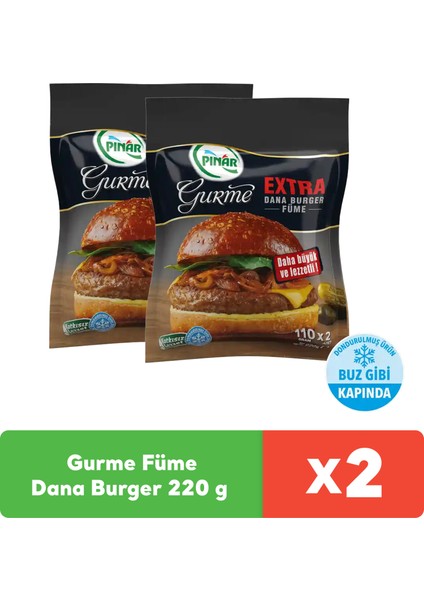 Gurme Extra Füme Dana Burger 220 G x 2 Adet