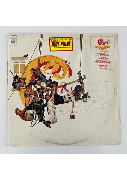 Chicago – Chicago Ix - Chicago's Greatest Hits Dönem Baskı Plak (Avustralya Baskı)