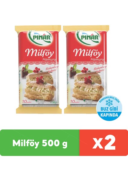 Milföy 500 gr x 2 Adet