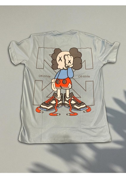 Off Whıte Sırtbaskılı Unisex T-Shirt