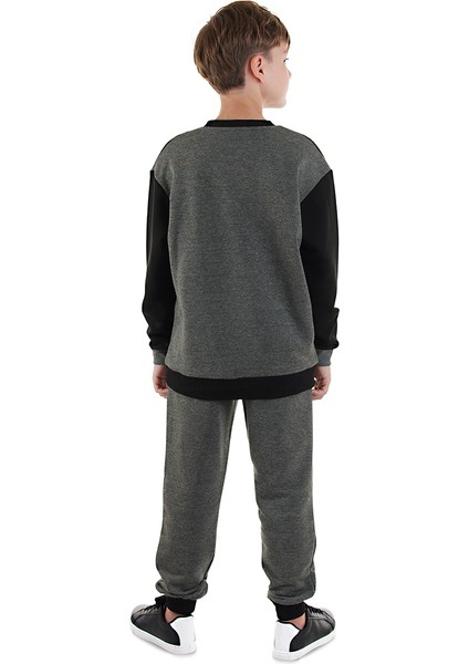 Wild Oversize Erkek Çocuk Gri Eşofman Takım fiyatları