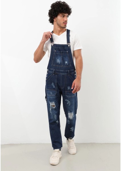 Erkek Jean Tulum Pantolon Lacivert modelleri