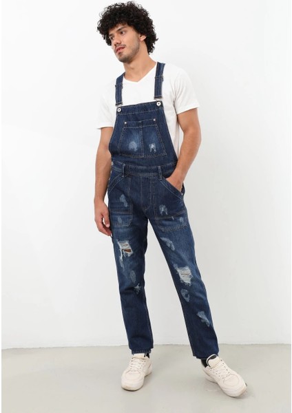 Erkek Jean Tulum Pantolon Lacivert fırsatları